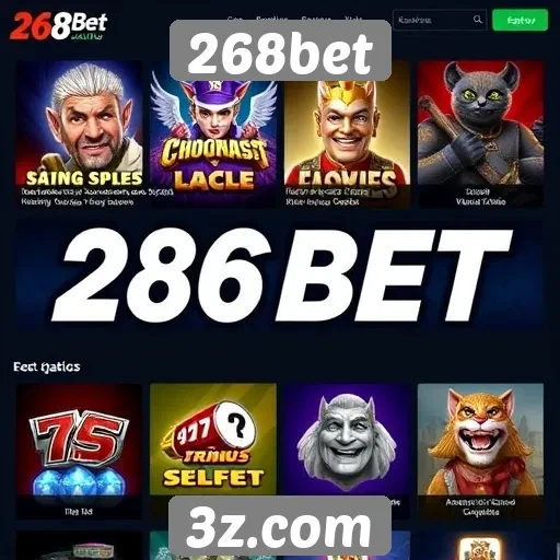 Comparação de jogos disponíveis na 268bet
