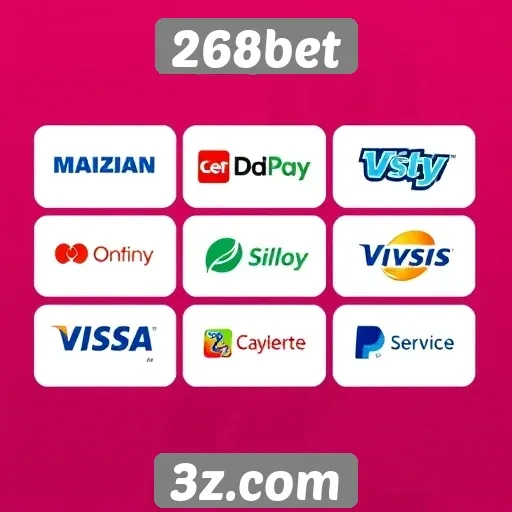 Mecanismos de pagamento da 268bet