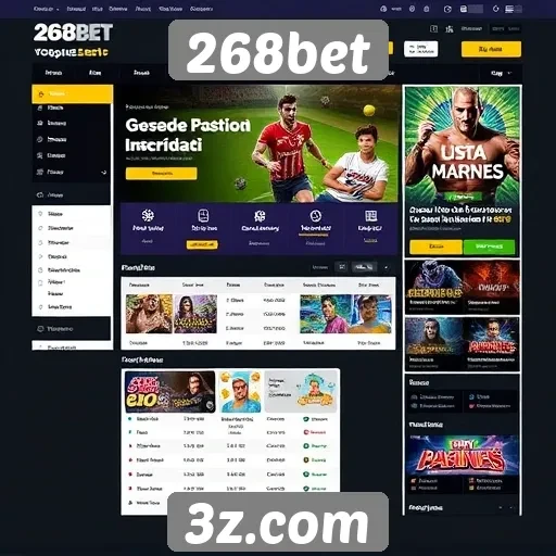 Interface e experiência do usuário no 268bet